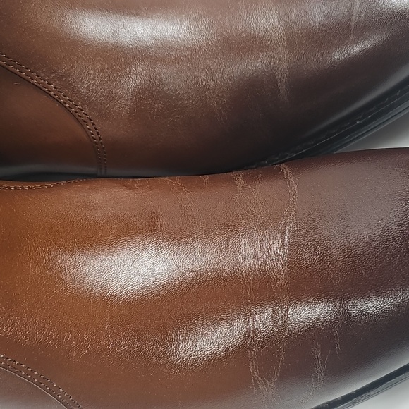 NIB Johnston & Murphy Lewis Chelsea Brown Leather Dress Boot Size 12 Blokecore - Picture 11 of 15